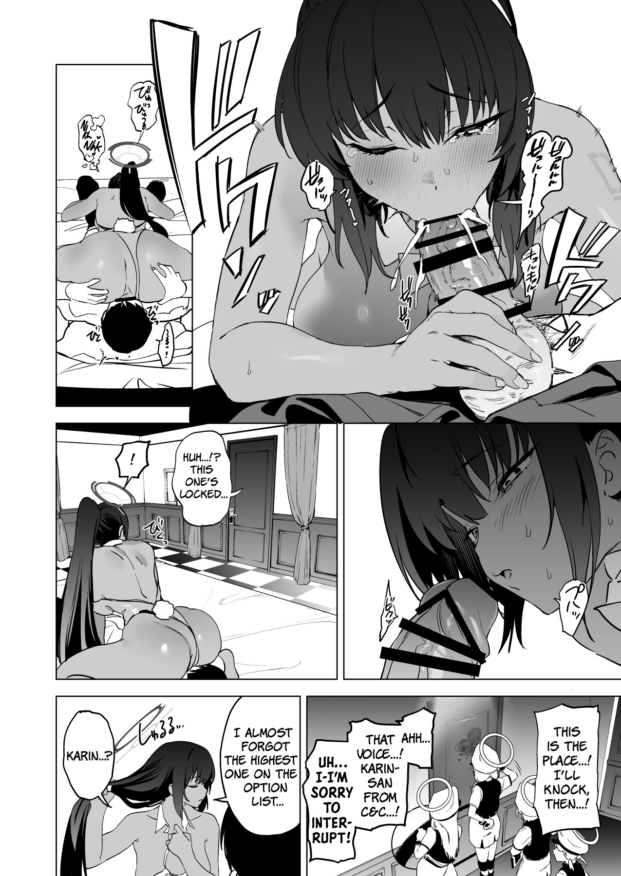 Hentai Manga Comic-Karin's Ass In The Transparent Bunny Suit-Read-17